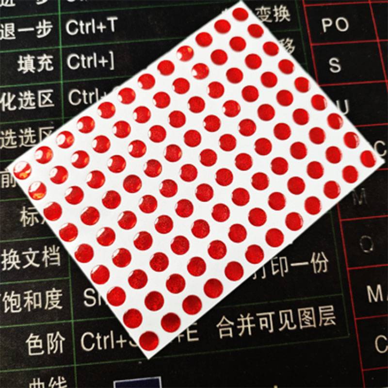 108 red dots